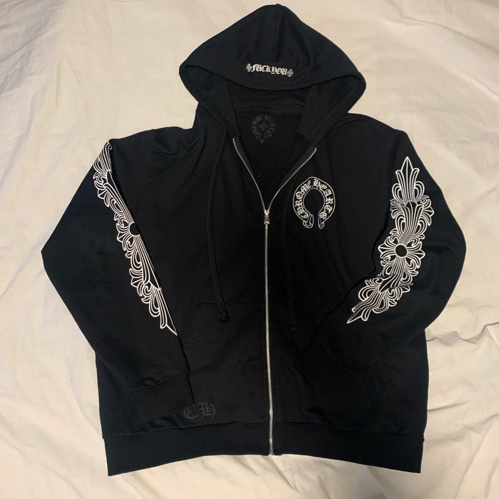 CHROME HEARTS ZIP UP HOODIE